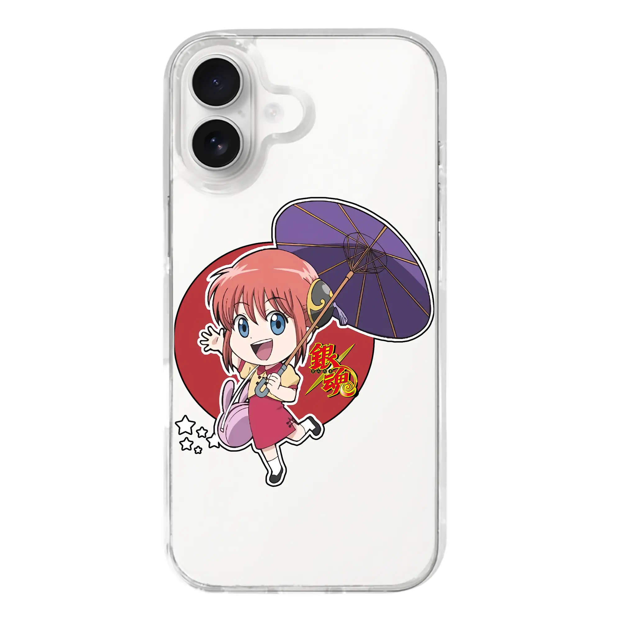 銀魂 グッズ 神楽 - iPhone 17シリーズ 透明スマホケース – 薄型・耐衝撃・精密フィット保護カバー